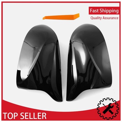 M Style Side Mirror Cover Cap Gloss Black For BMW X3 F25 X5 F15 X6 F16 2014~2018