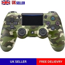 Image of Sony PS4 Official Dual Shock 4 Green Camo V2 Controller Video Game Accessories..