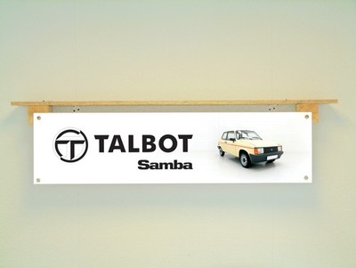Talbot Samba Car BANNER Classic Workshop Garage Wall Display