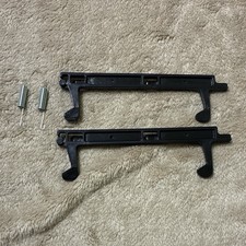 Black Plastic Latch Replacement Parts Set, 4-Piece
