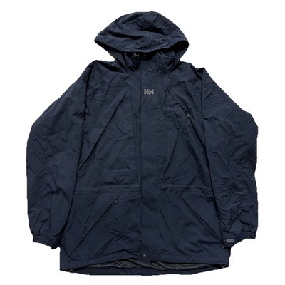 Helly Hansen Helly Tech Jacket Men's Medium Blue Hooded Performance Lined Rain