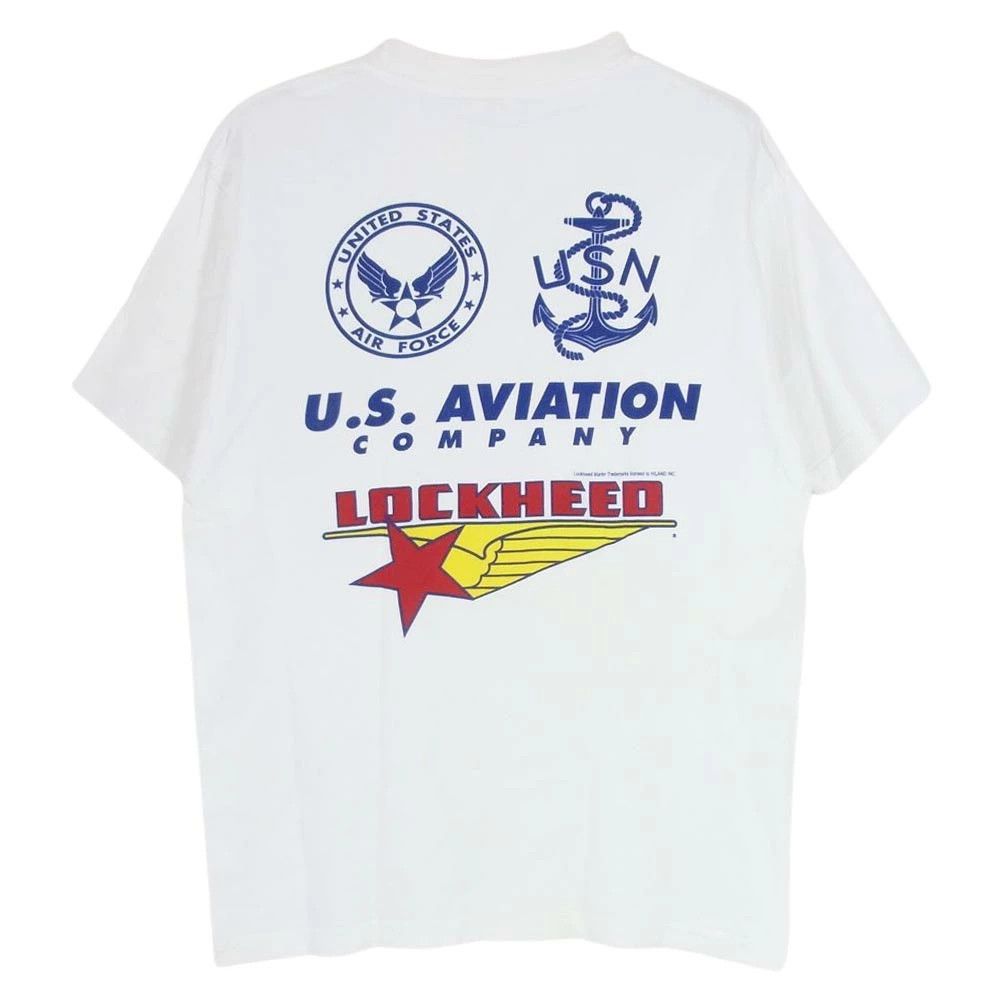 Buzz Rickson's Lockheed Back Print Crew Neck Tee … - image 2