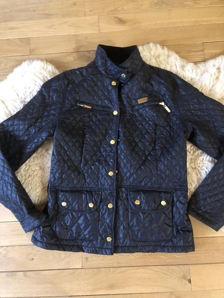 Women Barbour Jacket Black 42 / XL / 50 #5PZI