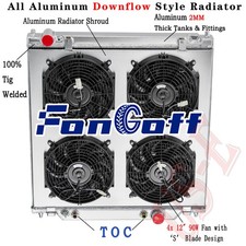 4Row Radiator Shroud Fan For 2005-2007 2006 F...