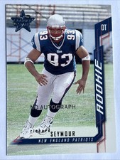 2001 Leaf Rookies & Stars #275 Richard Seymour NO AUTOGRAPH stamp RARE!!