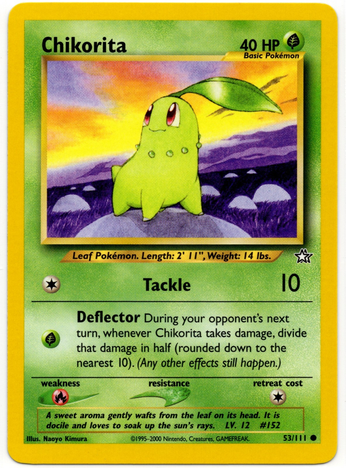 Pokemon - Neo Genesis Chikorita 53/111 LP