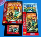 TESTED Sega GENESIS Game ETERNAL CHAMPIONS with Poster Manual NEW Hangtab Case