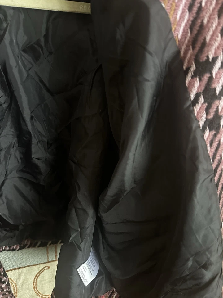 tribal jeans jacket XL TG NWT , Pink And Black Tweed With Faux Leather - Image 3 of 4