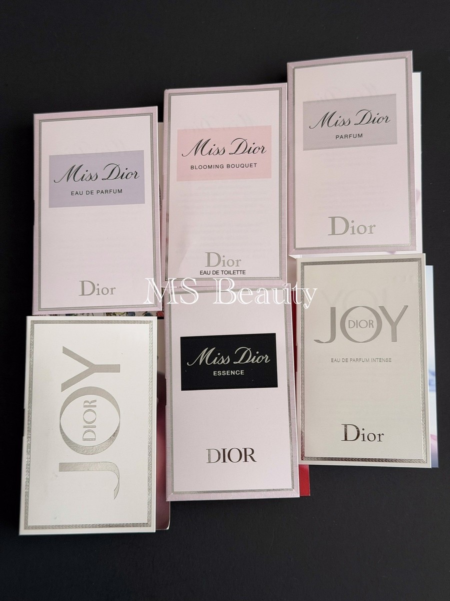 6 x Dior Perfume For Women Sample Size 1ml Each (Miss Dior & Dior