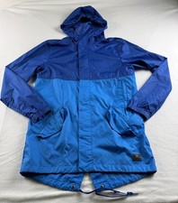 Nike Storm Fit Rain Jacket Men s S Blue Hooded