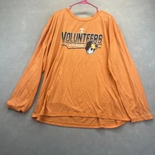University Of Tennessee Vols UT Long Sleeve Shirt 2XL Champion Go Big Orange