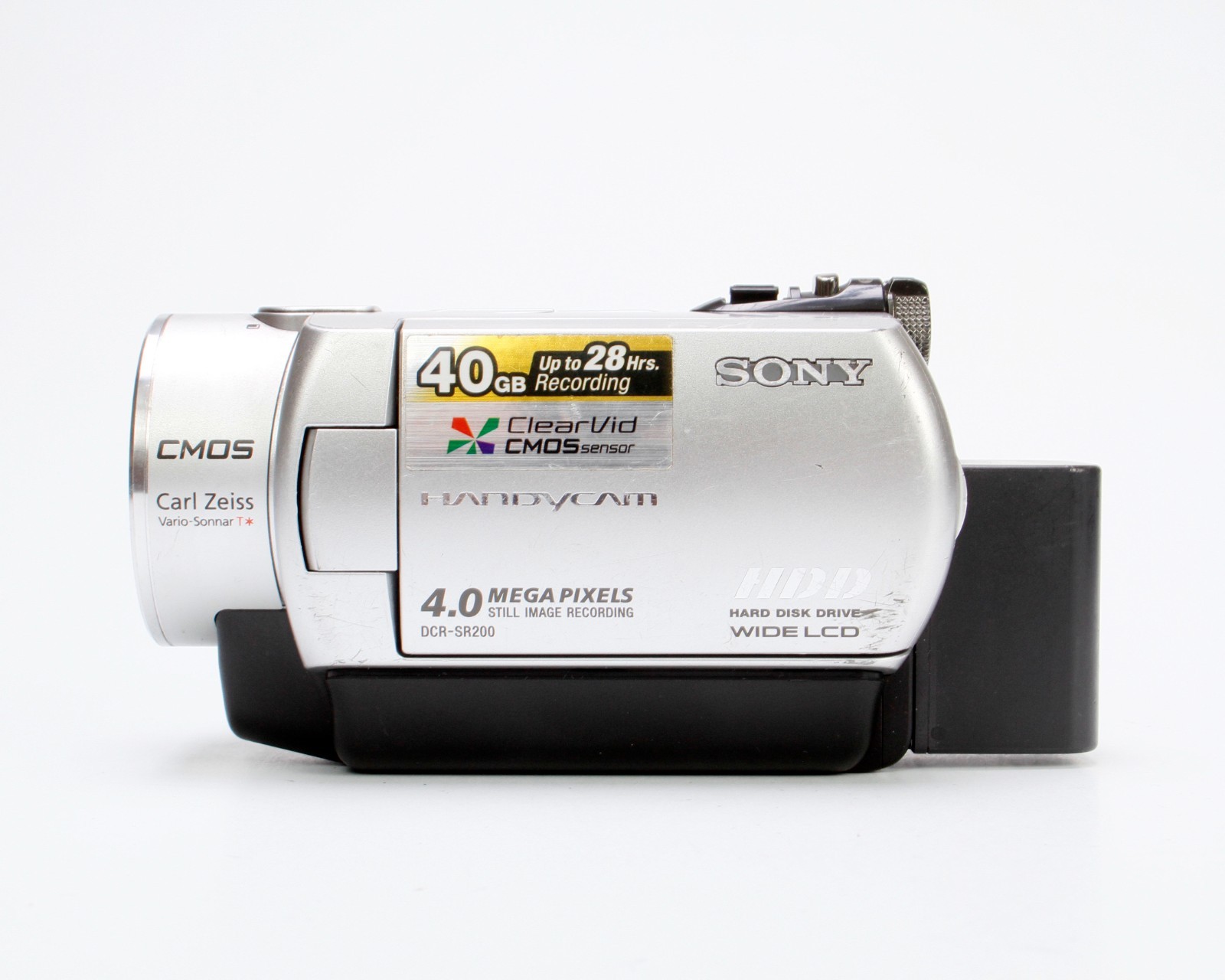 Sony DCR-SR200 Standard Definition Camcorder (Silver) Nightshot Mode, 40GB HDD