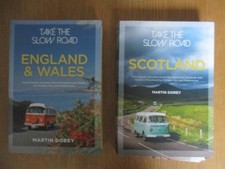 Camper Van & Motorhome Books x 2 Take the Slow Road-England & Wales and Scotland