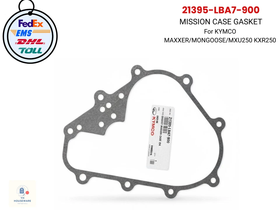 21395-LBA7-900 KYMCO MAXXER/MONGOOSE/MXU250 KXR250 MISSION CASE GASKET  - Image 2 of 4