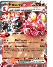 Twilight Masquerade Magcargo ex 029/167 Double Rare Pokemon NM/M