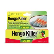 Hongo Killer Antifungal Cream Athletes Foot Relief with 1 Tolnaftate 0.5oz
