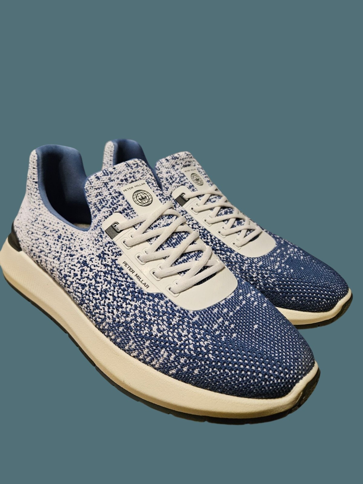 Peter Millar Blue Hyperlight Apollo Sneakers Knit… - image 5