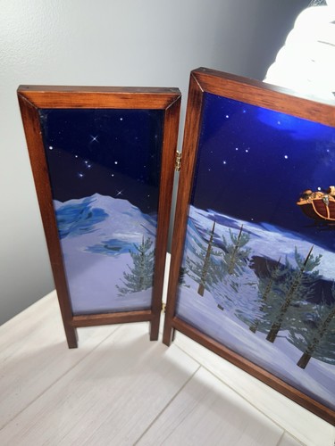 Lladro Glasmalerei Triptychon "The Night Before Christmas" - Bild 8 von 11