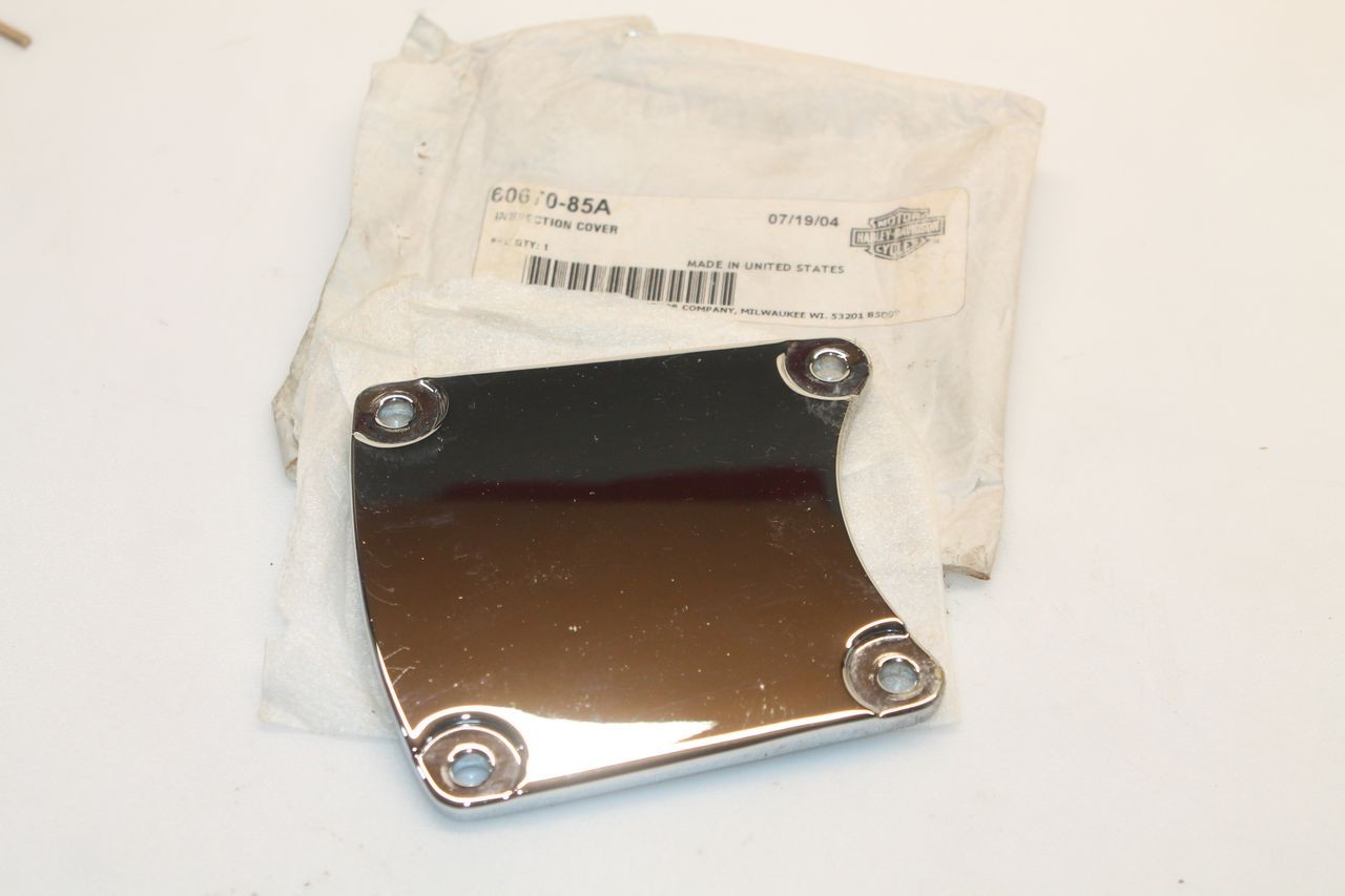 Couvercle d'inspection chrome pour Harley Davidson référence 60670-85A NOS