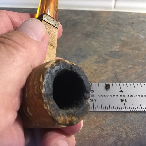 Pipa tabacco vintage "TOASTED & BREAK IN" di IRVIN S COBB H&B Washington MO USA - Foto 4 di 7