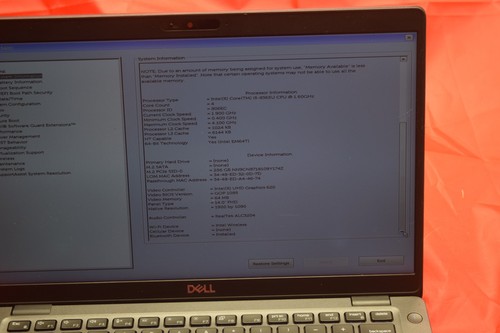 Dell Latitude 5400 14" Intel Core i5-8365U 1,60 GHz 16 GB RAM 256 GB SSD - Foto 15 di 16