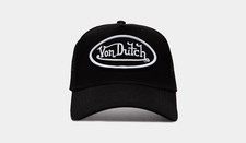 Von Dutch Hat Black White Patch Trucker Mesh SnapBack Classic Cap NEW W/ TAGS