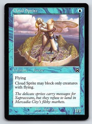 MTG Cloud Sprite Normal C Mercadian Masques (MMQ) 67 LP Magic
