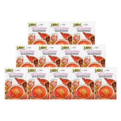 Lobo Kao Soi Mix würzmischung für Kao Soi (Egg Noodle Curry Mix) 12x50g