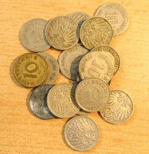 Ersatzm&uuml;nzen: 10 Pfennig - von 1917 - 1922 - Zink