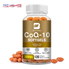 CoQ-10 CoEnzyme Q-10 200mg Support Heart Health,High Potency 120 Capsules