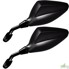 2 SPECCHIETTI OMOLOGATI YAMAHA YZF R1 2004 2005 2006 2007 CUPOLINO CARBON CARENA