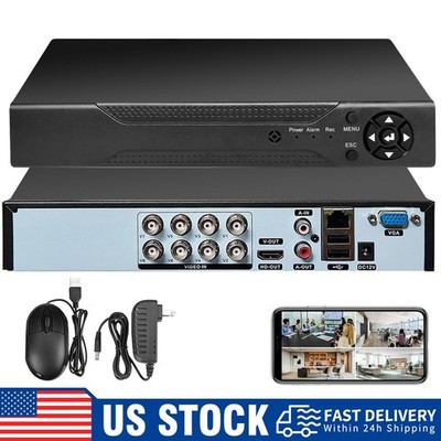 1080P H.265 4/8 Channel Video Security CCTV DVR Recorder for Surveillance Camera