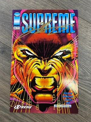 SUPREME #6 signed by BRIAN MURRAY AUTOGRAPH Image Comics