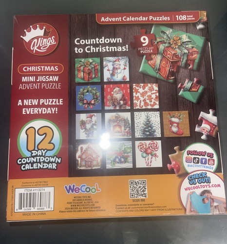 Kings Christmas Mini Jigsaw Advent Puzzle - Bild 2 von 2