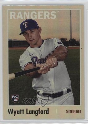 2024 Archives 1970 Topps Rainbow Foilboard 141/199 Wyatt Langford Rookie RC 02ti