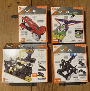 NEW VEX Robotics Launchers STEM Construction Catapult Car Kit Bundle, 4 pack NIB