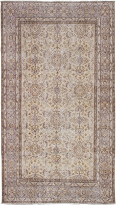 Traditional Vintage Hand-Knotted Area Rug 4'8'' x 8'9'' Oriental Wool Carpet