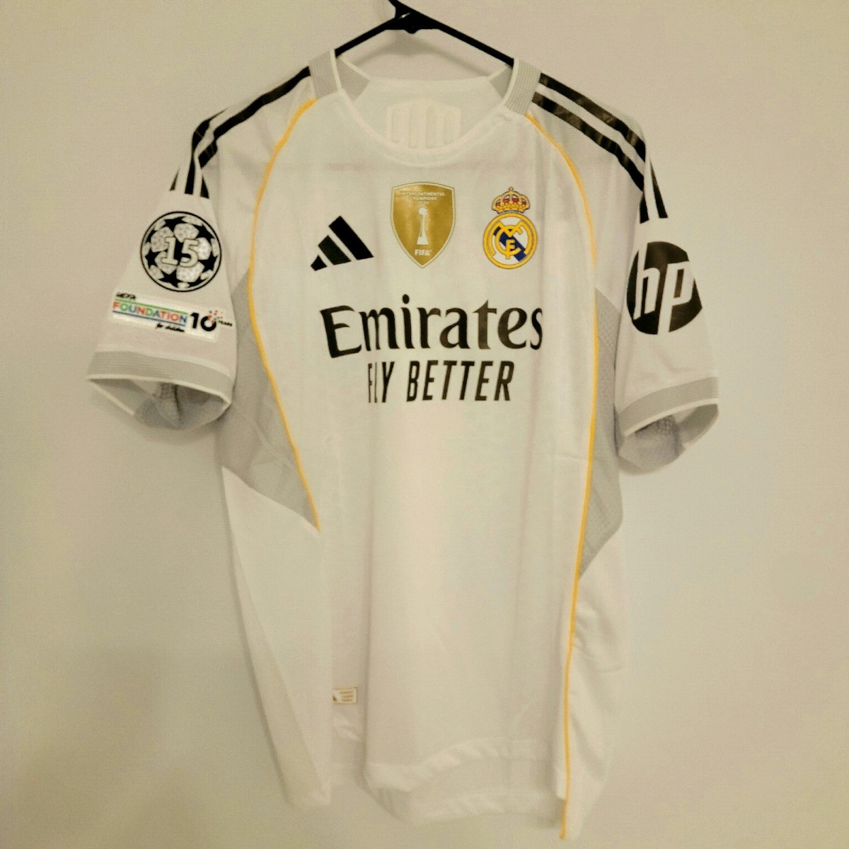 Real Madrid Home Jersey, L Size Player's Version | eBay