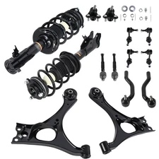 Suspension Front Struts w/Control Arms Sway Bars Kit for 06-11 Honda Civic Coupe