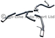 Ford S-Max 2.0 TDCi D.P.F model 2008-2010 Silencer Delete Exhaust System Dual 3"