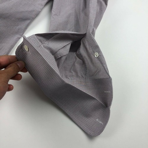 John Varvatos EUC 17,5 LANG graues langärmliges Herrenhemd mit Knopfleiste - Bild 2 von 8