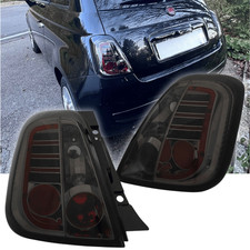 LED R&uuml;ckleuchten f&uuml;r Fiat 500 2007-2015 Schr&auml;gheck & Cabrio Smoke Set