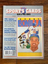 1992 Allen Kaye's SPORTS CARDS Price guide MAGAZINE NY METS BONILLA | SEE PICS