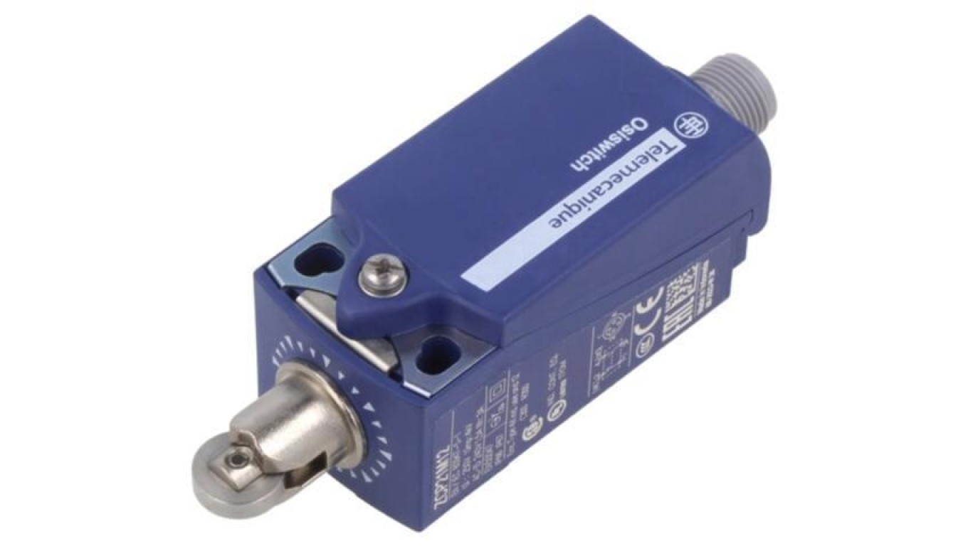 Limit switch, metal roller ø11.6mm, NO + NC XCKP2102M12