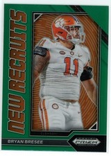 Bryan Bresee 2023 Panini Prizm Draft Picks #NR-13 Clemson New Recruits Green
