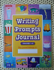 Writing Prompts Journal for 1st  2nd Grades 60 Pages Spiral Bound New 