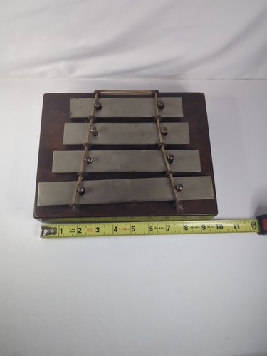 Vintage J.C. Deagan Railroad/Ocean Liner Diner Bell 4 NOTE And Mallet - Picture 11 of 12