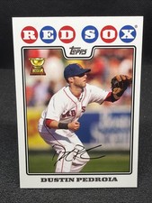 2008 Topps - Dustin Pedroia #229 Gold Cup Boston Red Sox