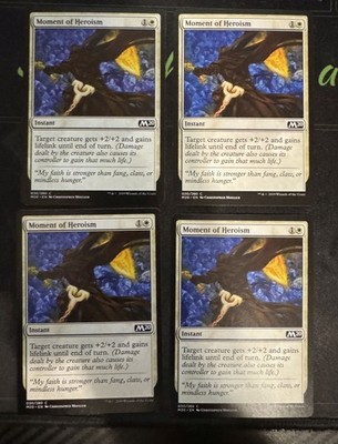 Moment of Heroism X4 M20 Core Set 2020 Magic the Gathering MTG