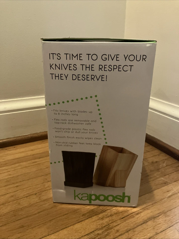 Kapoosh Original Slotless Knife Block, The Dice Light Oak Finish - Image 4 of 4